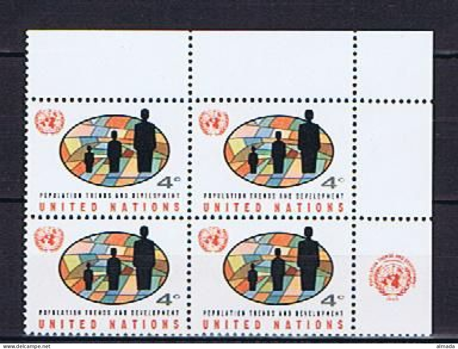 UN NY 1965:  Michel 160** Block Of Four. Mnh, Postfrisch - Nuovi