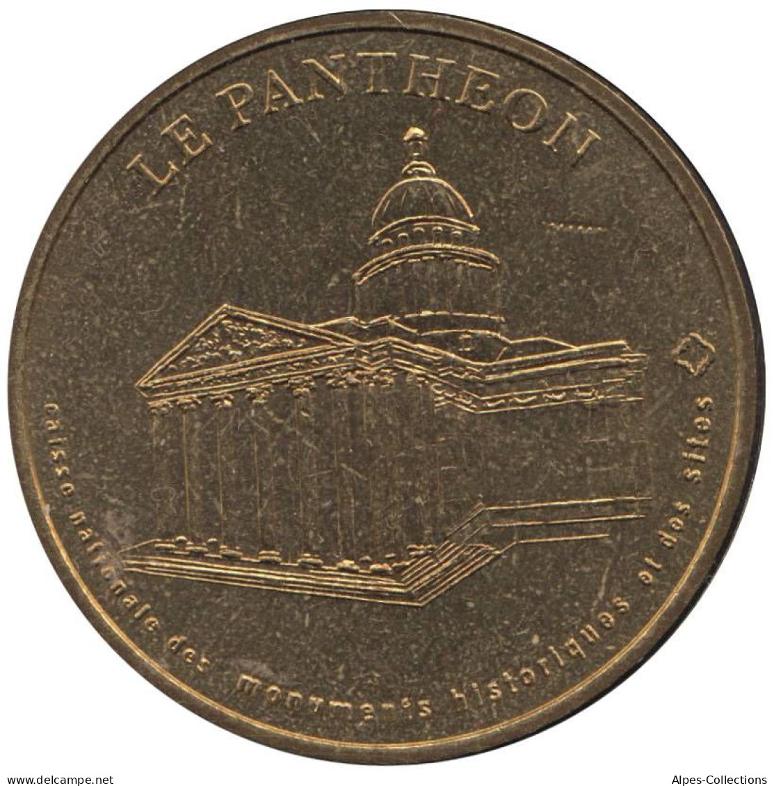 75-0242 - JETON TOURISTIQUE MDP - Le Panthéon - CNMHS - 2004.1 - 2004
