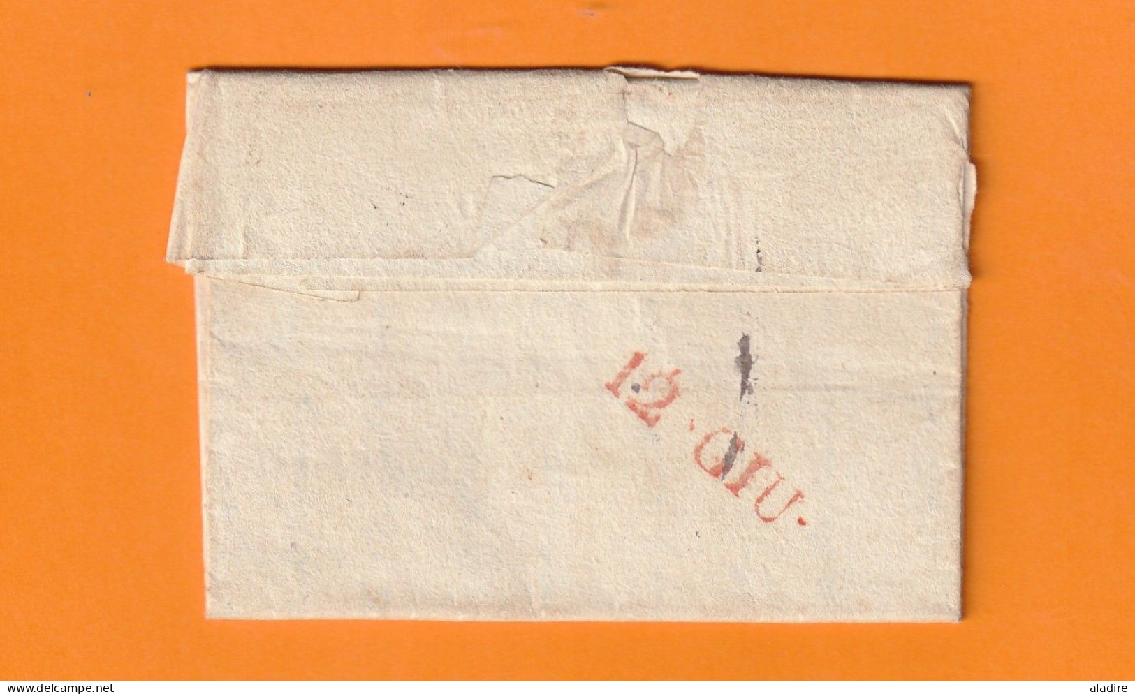 1828 - Marque Postale  78 GRASSE, Var Sur Lettre Pliée De 2 P. En Français Vers NICE, Piémont Sardaigne - 1801-1848: Vorläufer XIX