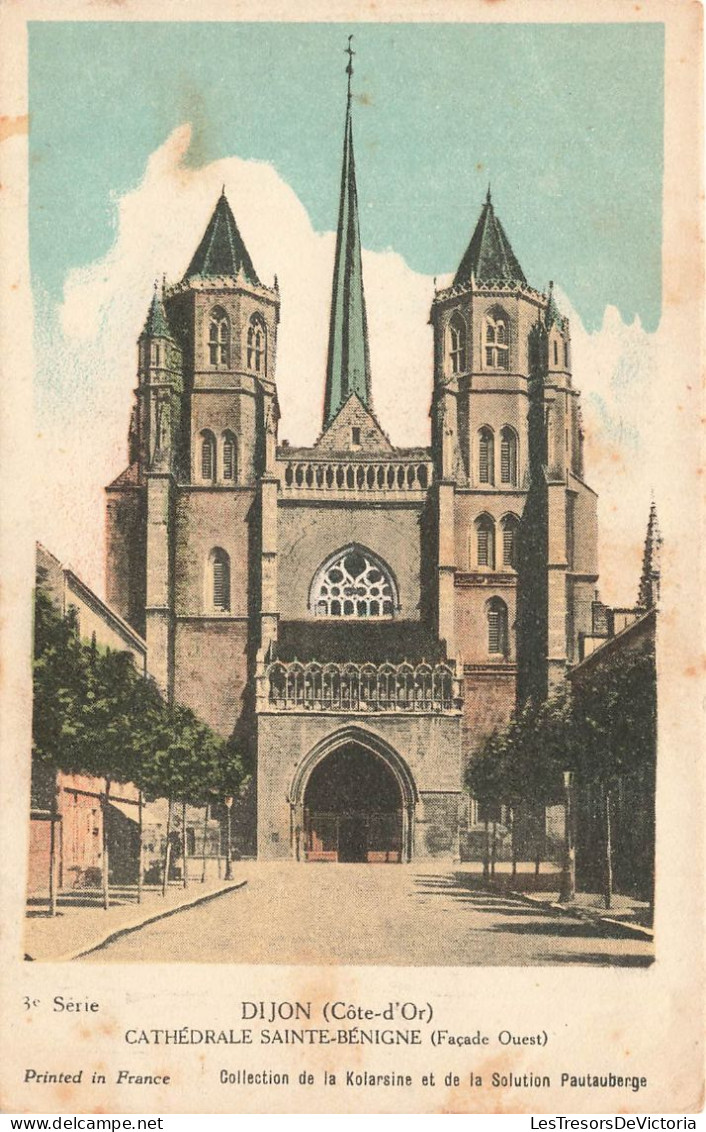 FRANCE - Dijon - Cathédrale Sainte Bénigne - Carte Postale Ancienne - Dijon