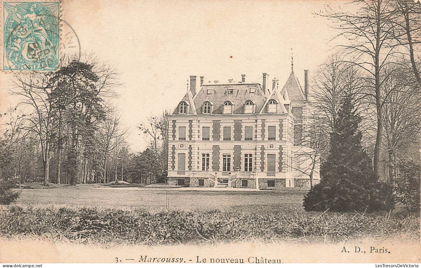 FRANCE - Marcoussy - Le Nouveau Château - Carte Postale Ancienne - Autres & Non Classés