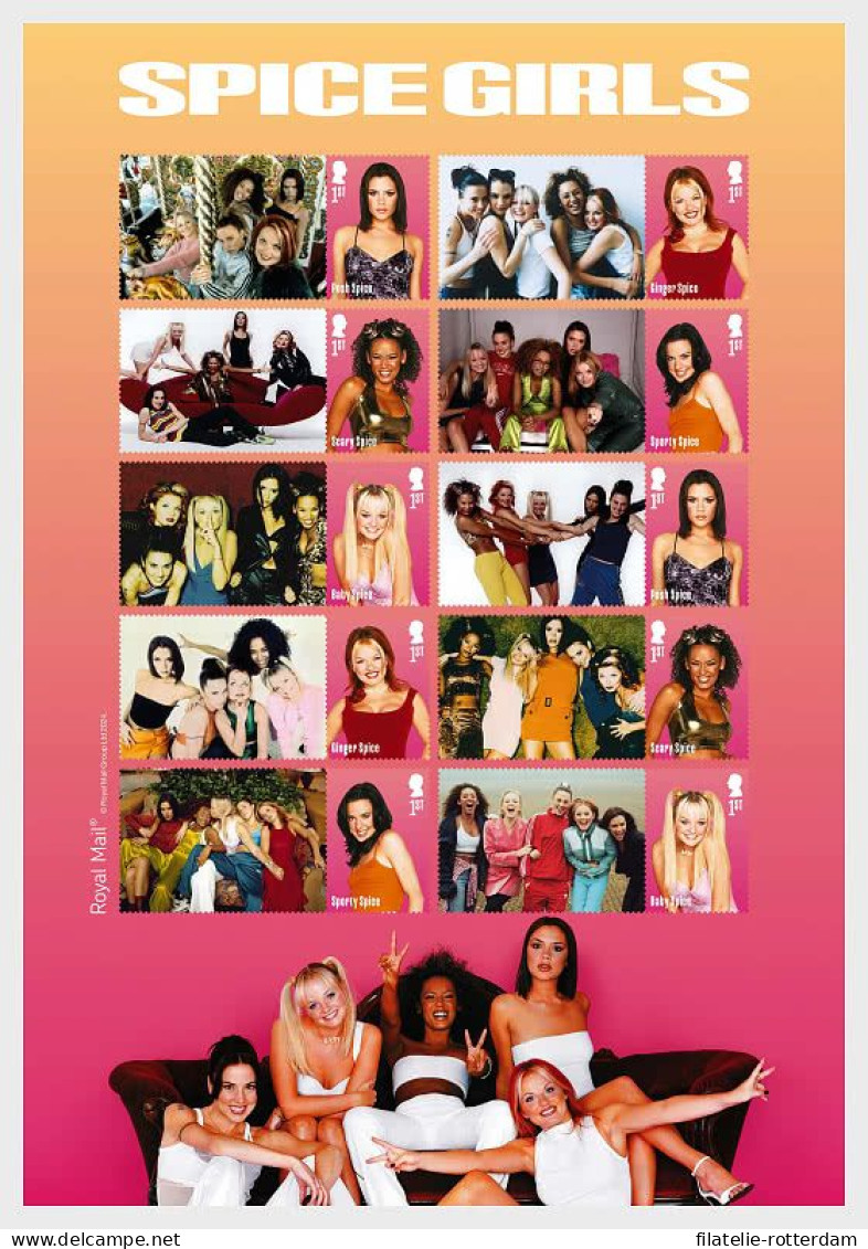 Great Britain / Groot-Brittannië - Postfris / MNH - Sheet Spice Girls 2024 - Zonder Classificatie