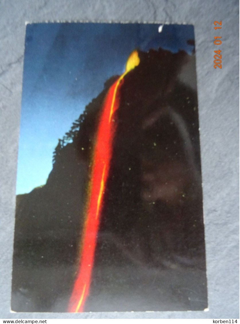 THE FIRE FALL  GLACIER POINT - Yosemite