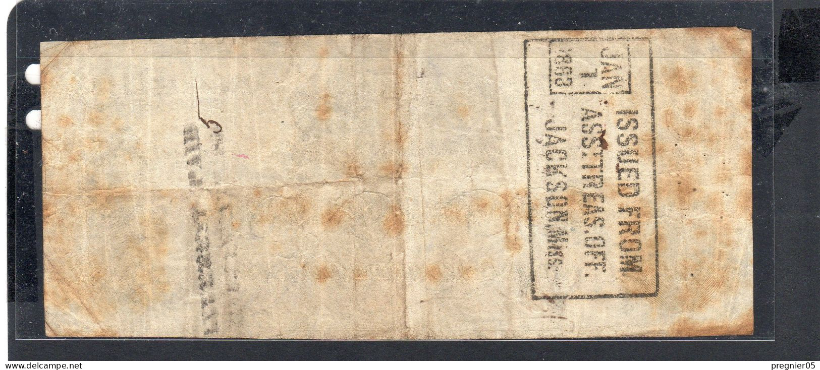 USA - Billet  100 Dollar États Confédérés 1862 TTB/VF P.045 - Confederate Currency (1861-1864)