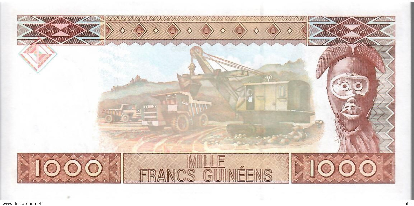 Guinea  P-37  1000 Francs  1998  UNC - Guinea