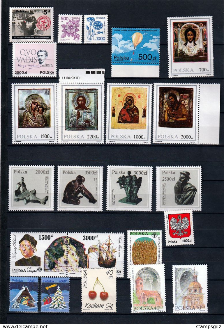 Pologne Lot De Timbres Neufs** Sans Charnieres +blocs** - Sammlungen