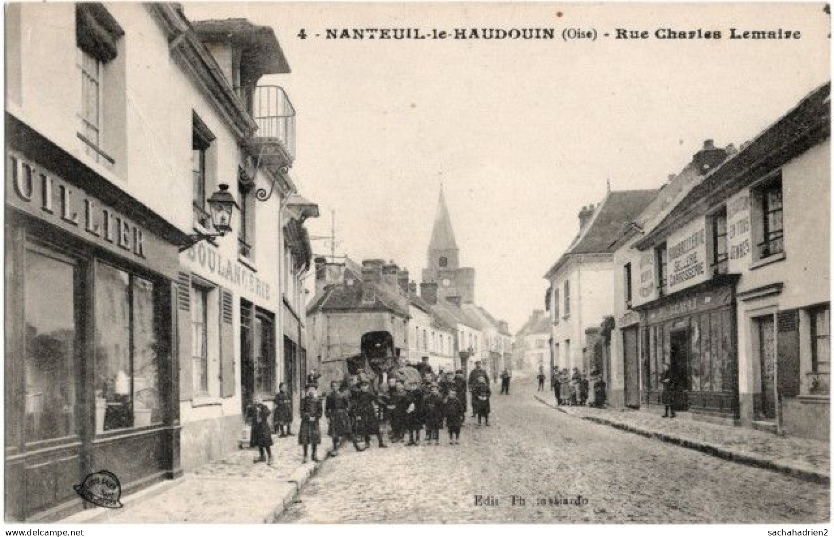 60. NANTEUIL-LE-HAUDOUIN. Rue Charles Lemaire. 4 - Nanteuil-le-Haudouin