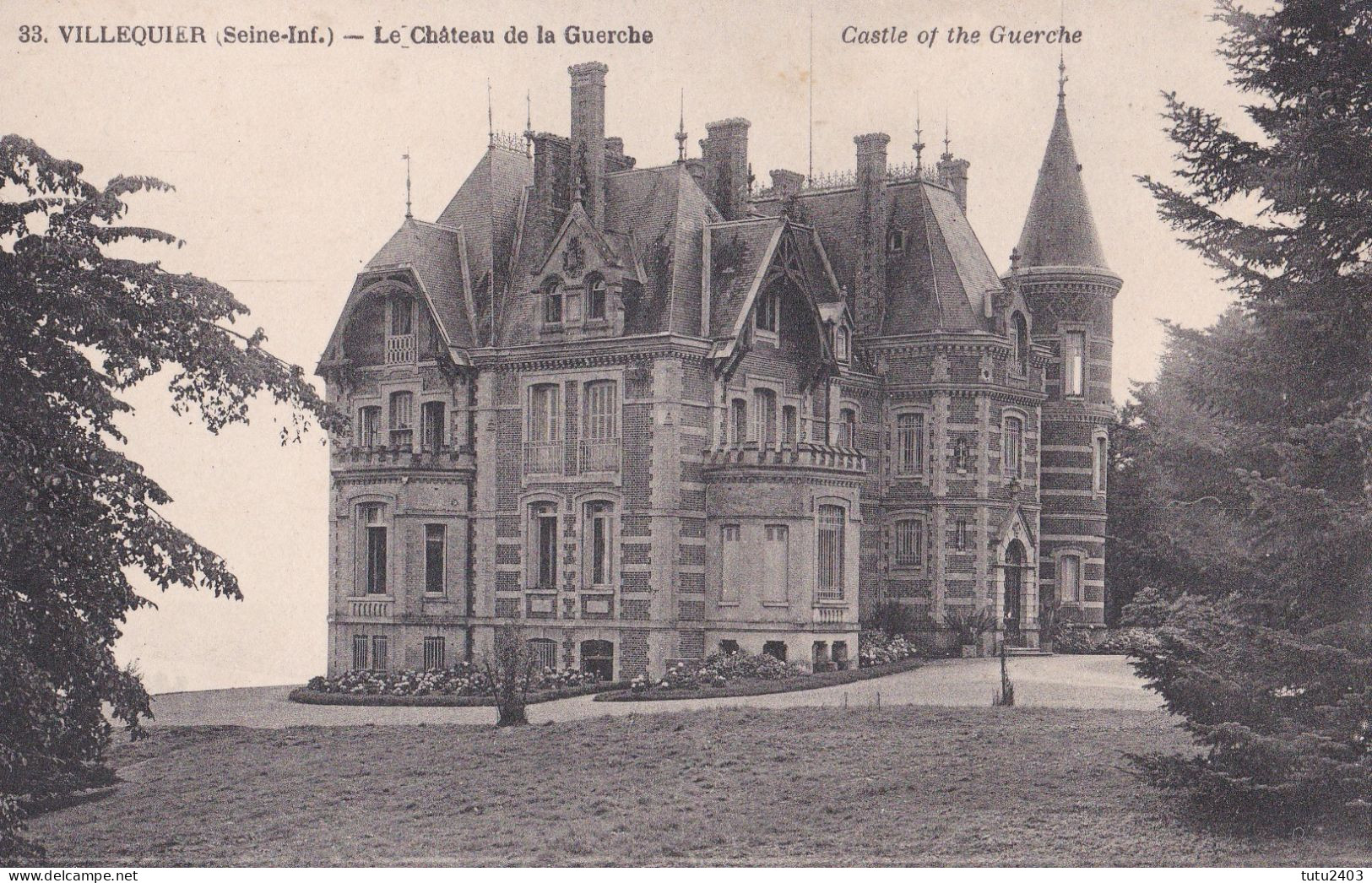 33 VILLEQUIER                              Le Chateau De La Guerche - Villequier