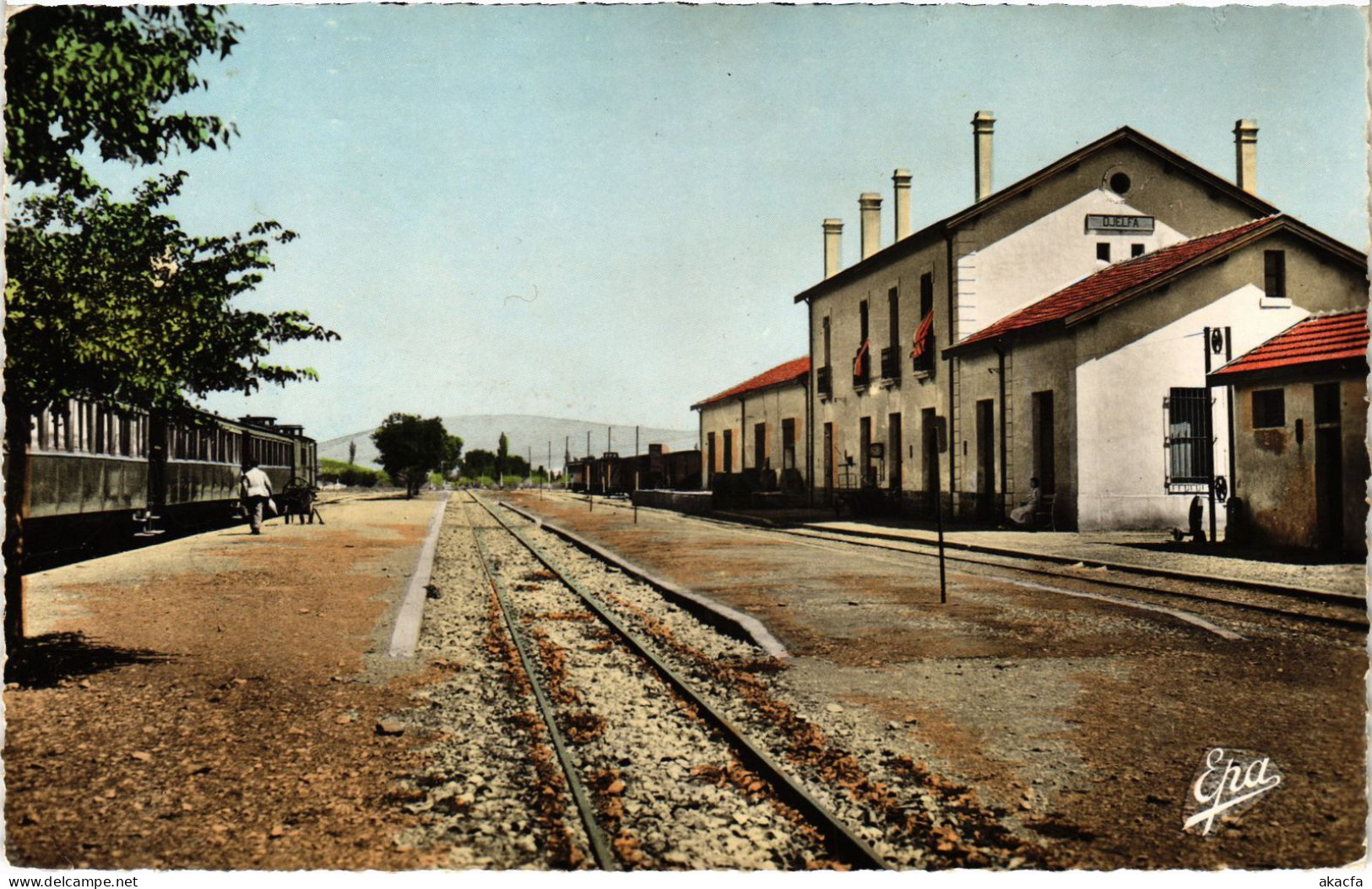 CPA AK DJELFA La Gare ALGERIA (1380419) - Djelfa