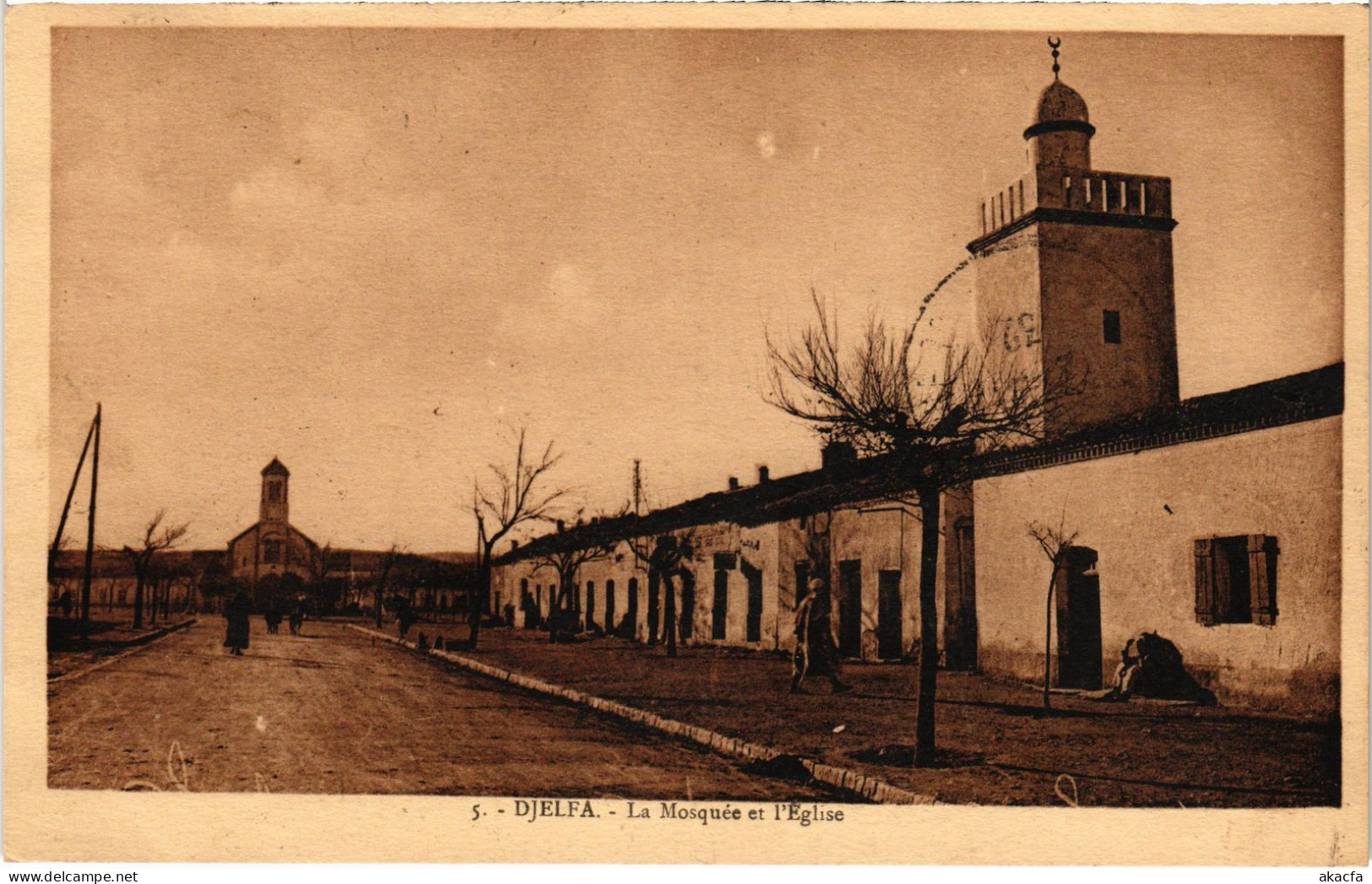 CPA AK DJELFA Mosquee Et Eglise ALGERIA (1380418) - Djelfa