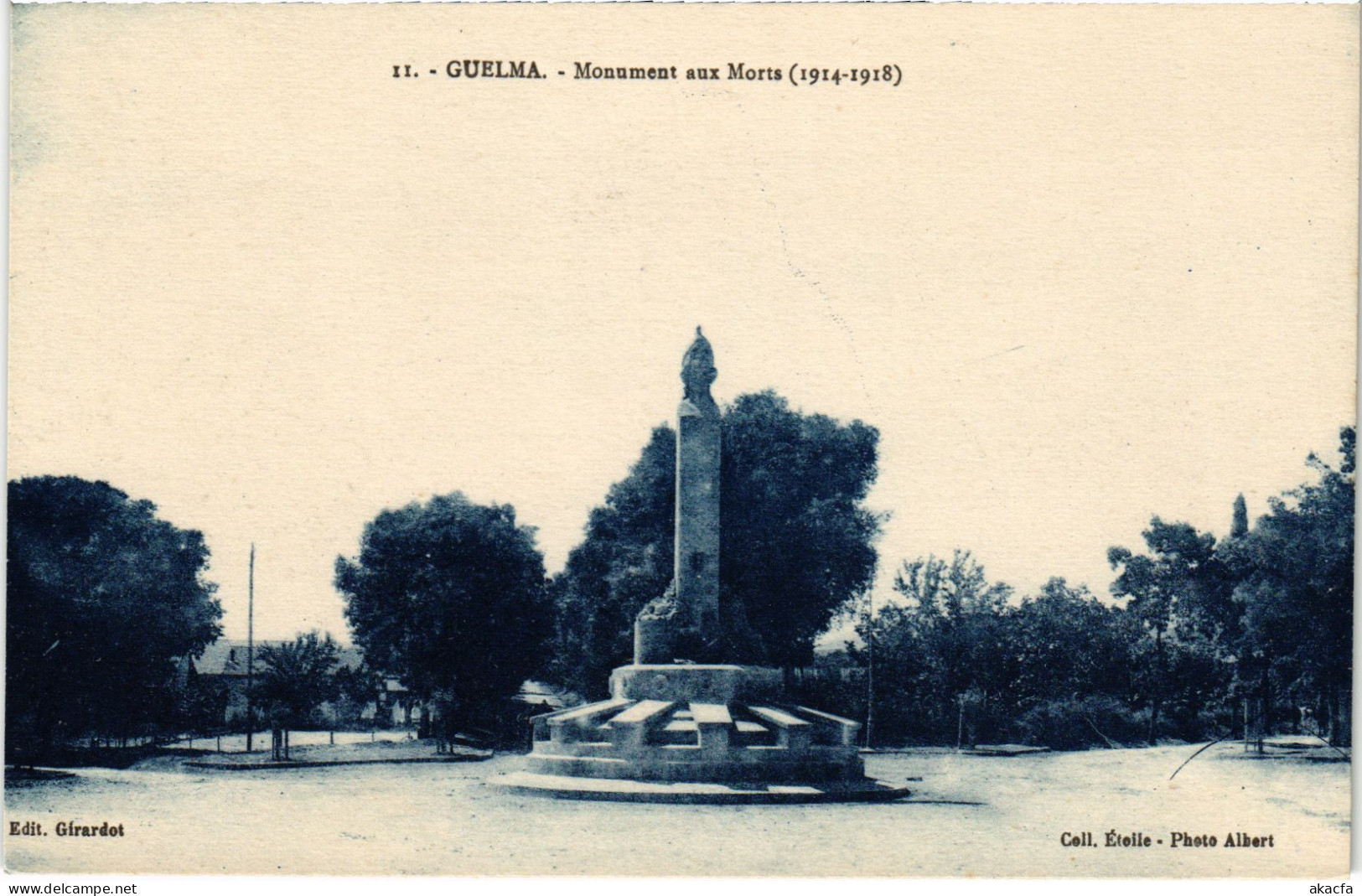 CPA AK GUELMA Monument Aux Morts ALGERIA (1380547) - Guelma