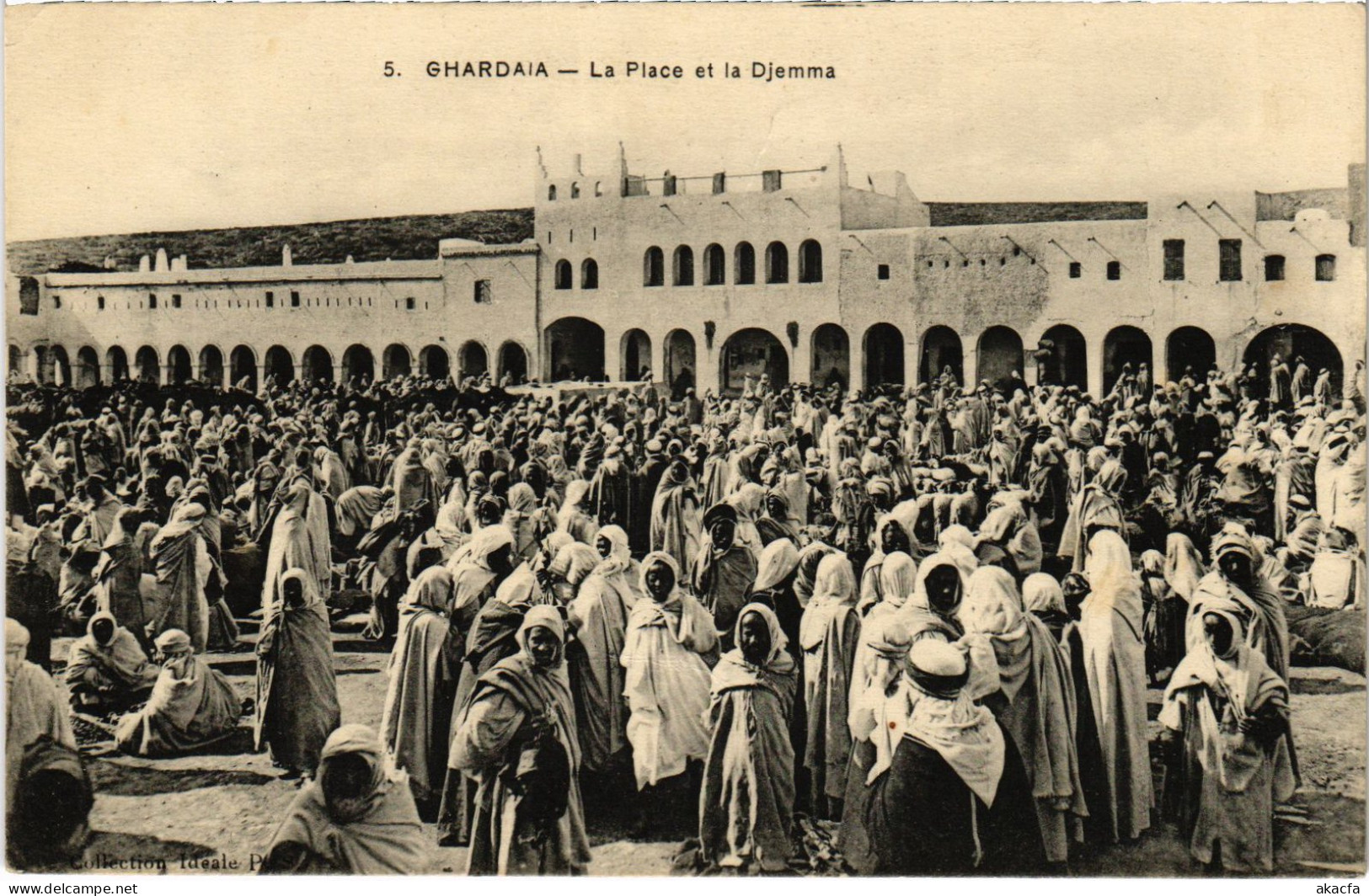 CPA AK GHARDAIA La Place Et Le Djemma ALGERIA (1380523) - Ghardaia