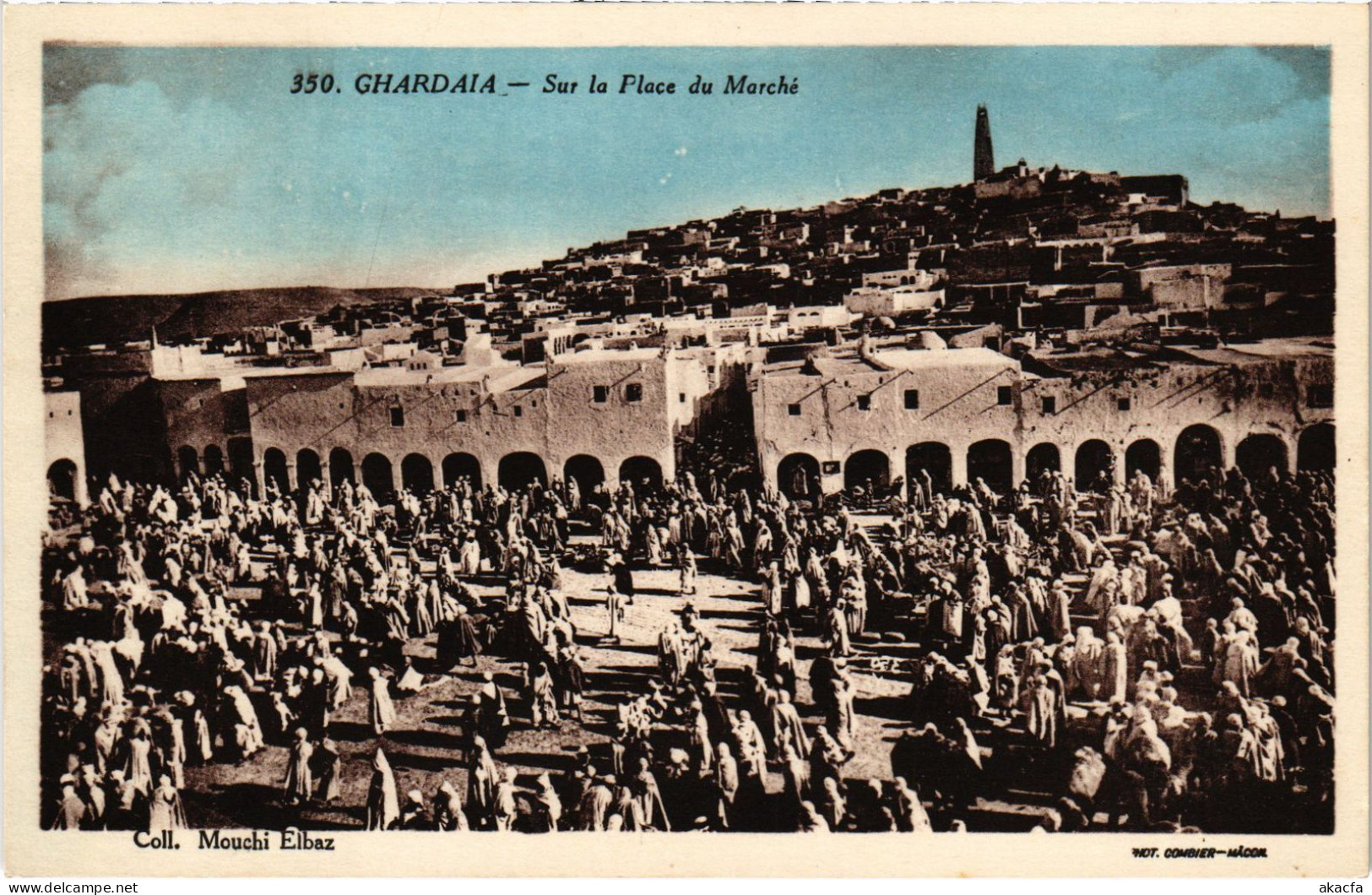 CPA AK GHARDAIA Sur La Place Du Marche ALGERIA (1380513) - Ghardaïa
