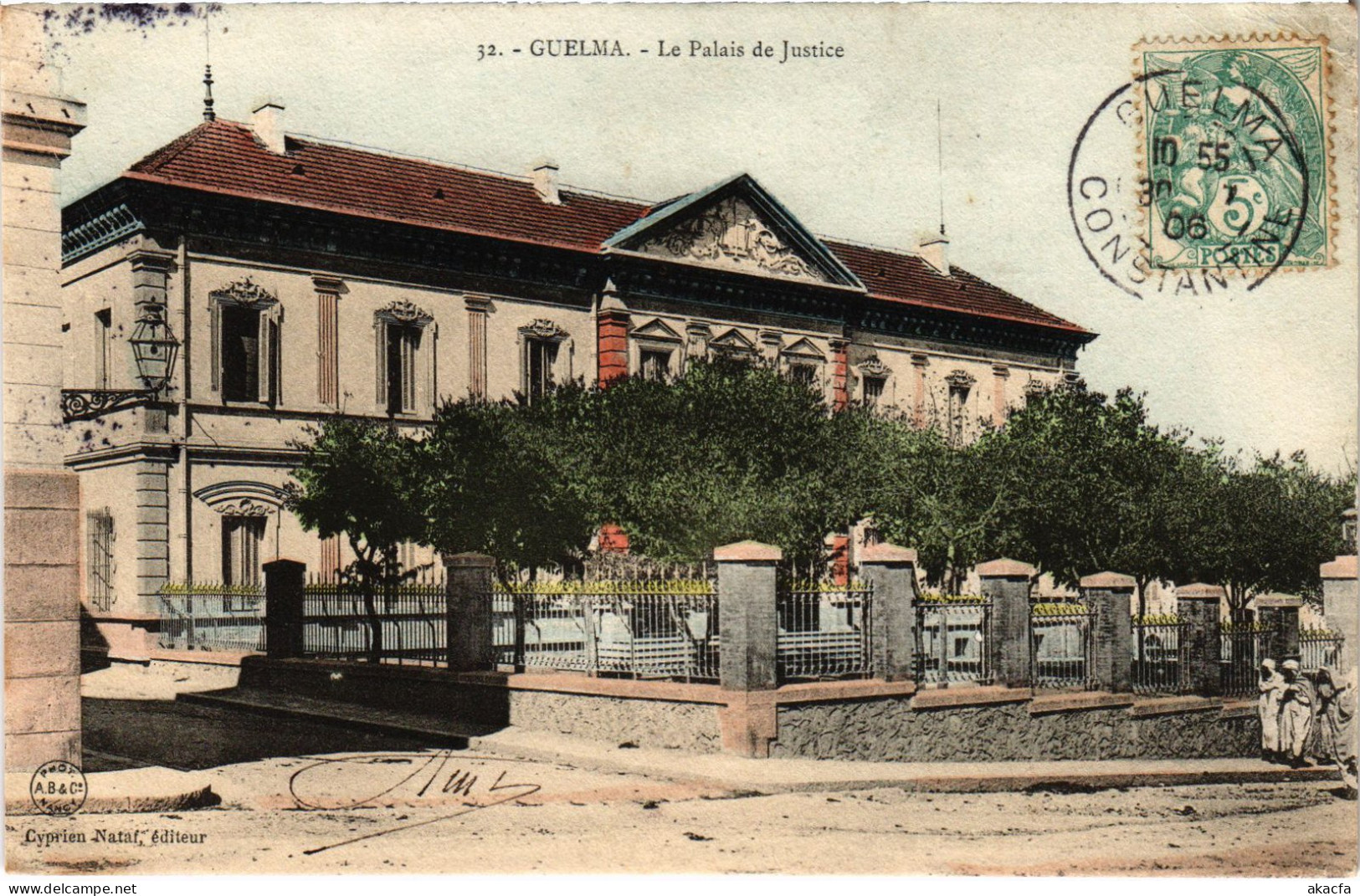 CPA AK GUELMA Palais De Justice ALGERIA (1380500) - Guelma