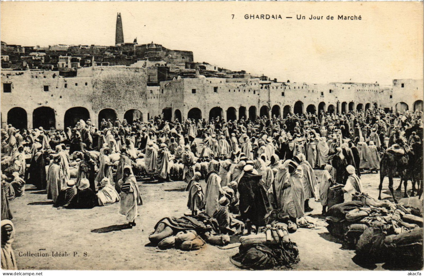 CPA AK GHARDAIA Un Jour De Marche ALGERIA (1380491) - Ghardaia