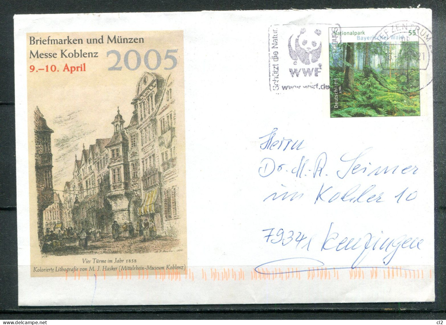 REPUBLIQUE FEDERALE ALLEMANDE - Ganzsache (Entier Postal) - Mi USo 91 (Briefmarken Und Münzen Messe Koblenz) - Covers - Used