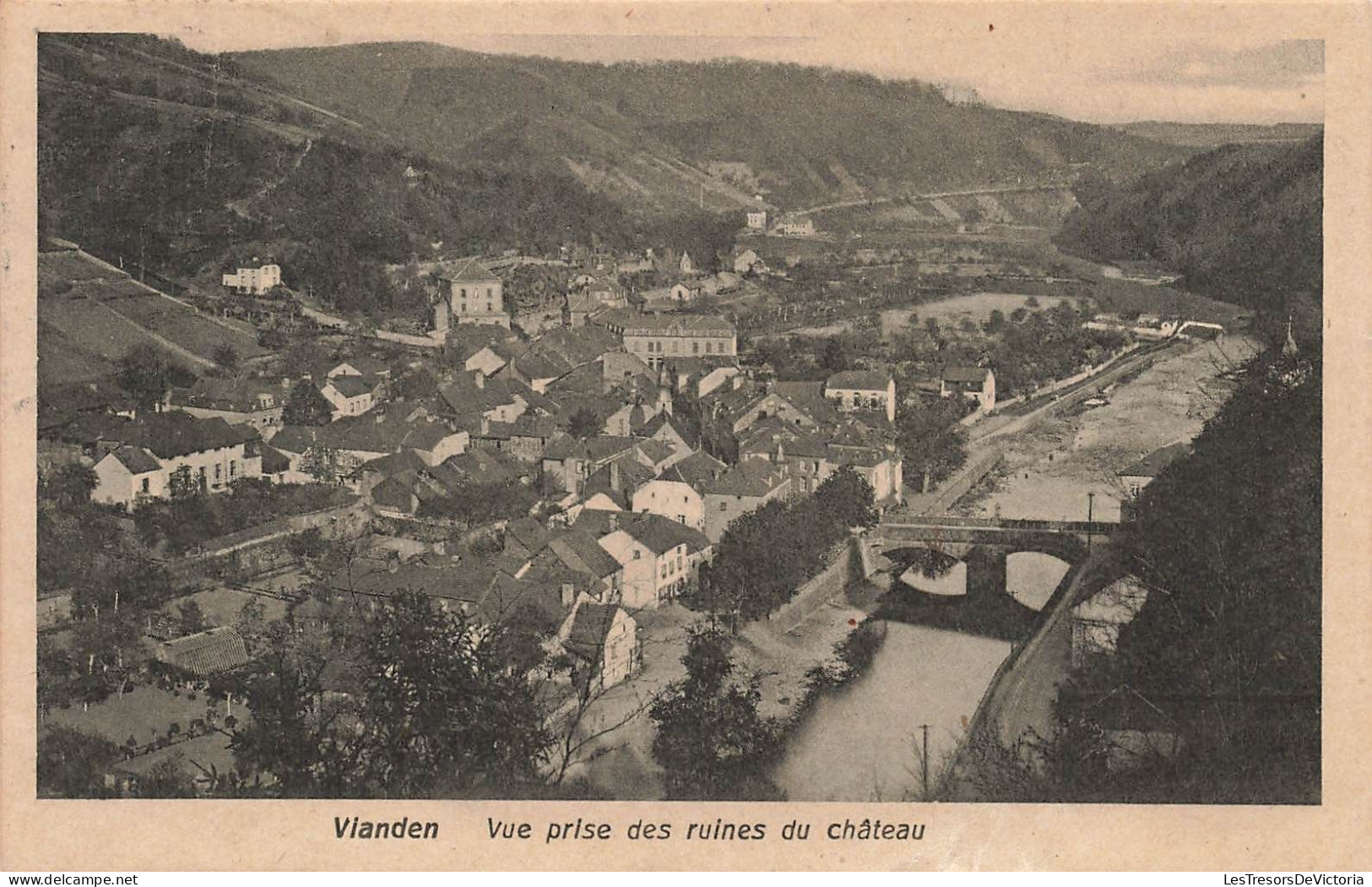 LUXEMBOURG - Vianden - Vue Prise Des Ruines Du Château - Carte Postale Ancienne - Vianden