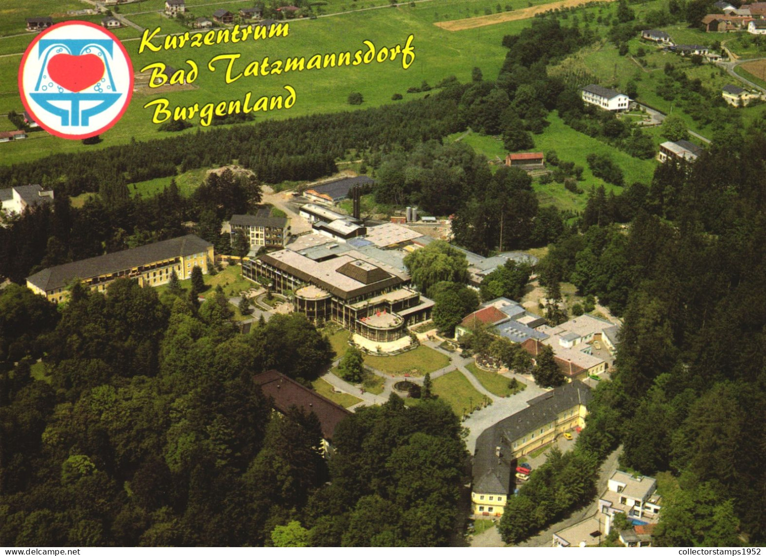 BAD TATZMANNSDORF, BURGENLAND, SPA, ARCHITECTURE, LOGO, GERMANY, POSTCARD - Burgenland