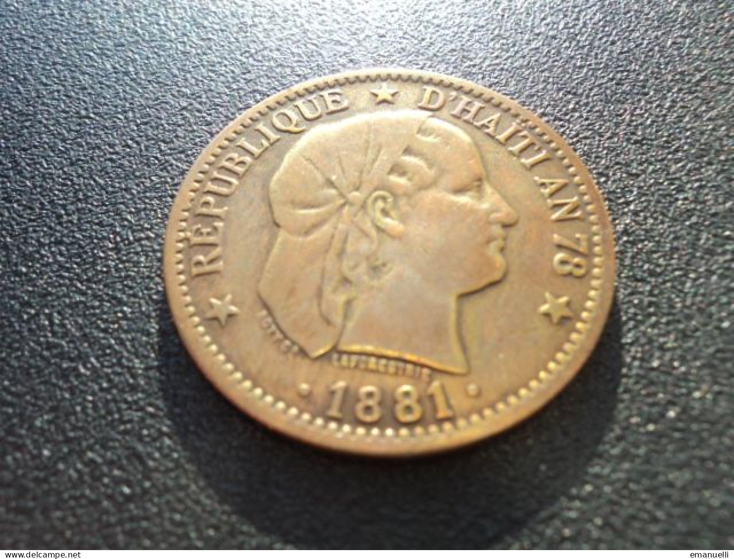 RÉPUBLIQUE D' HAÏTI * : 2 CENTIMES   1891   KM 43     B+ ** - Haïti