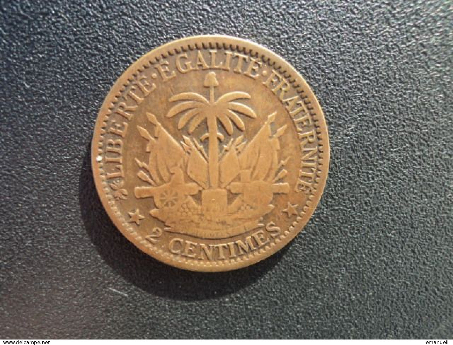 RÉPUBLIQUE D' HAÏTI * : 2 CENTIMES   1891   KM 43     B+ ** - Haiti