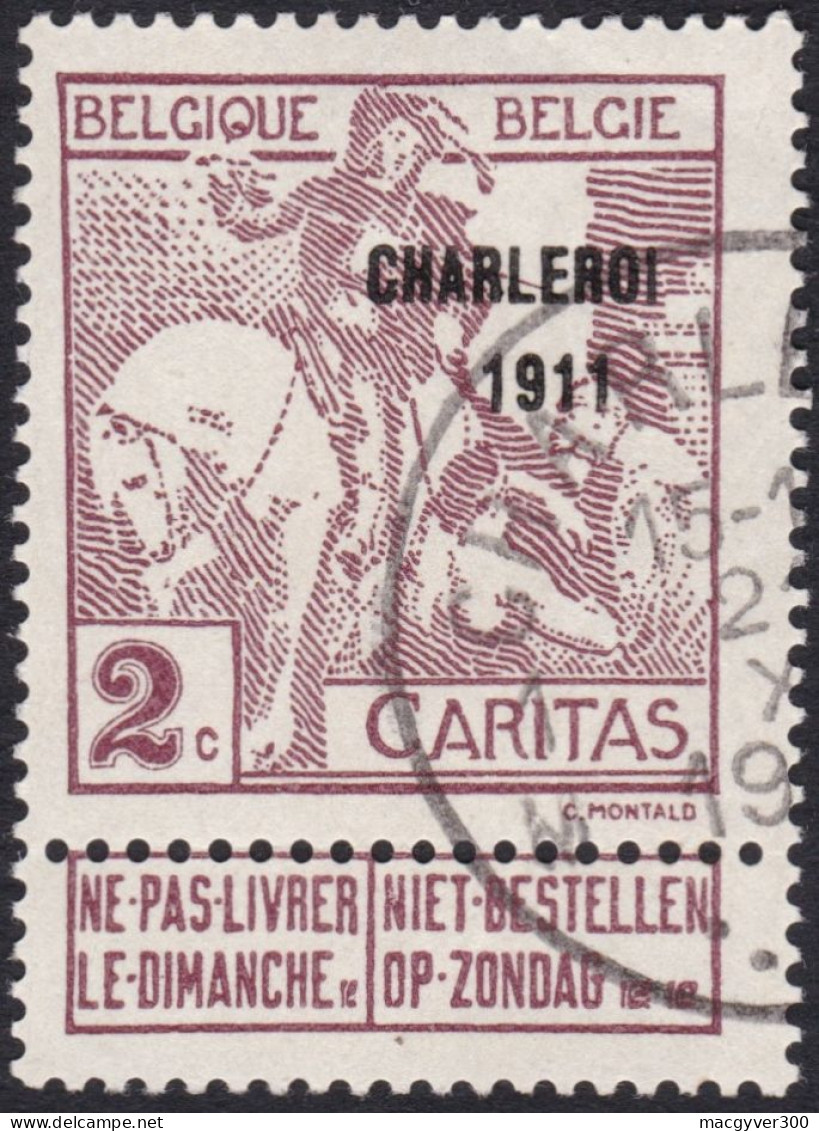 BELGIQUE, 1911, Exposition De Charleroi ( COB 102 ) - 1910-1911 Caritas