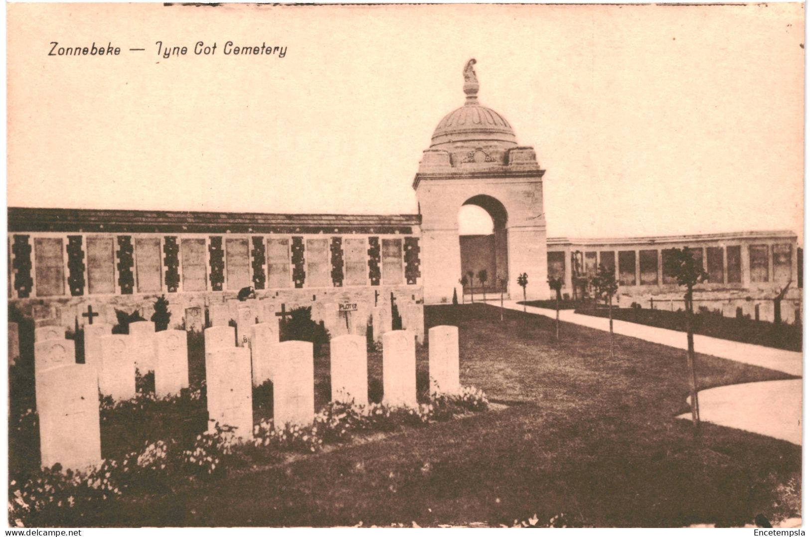 CPA Carte Postale Belgique Zonnebeke  Tyne Cot Cemetry  VM76150 - Zonnebeke