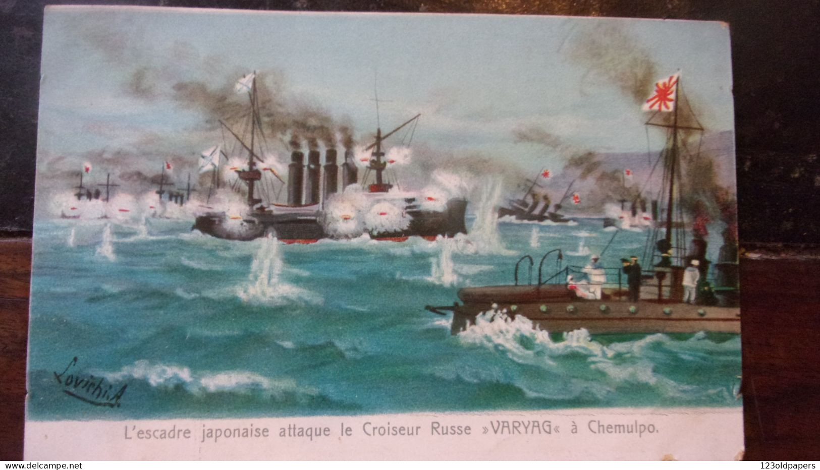 KOREA - COREE SUD CHEMULPO ESCADRE JAPONAISE ATTAQUE CROISEUR RUSSE VARYAG - Korea, South