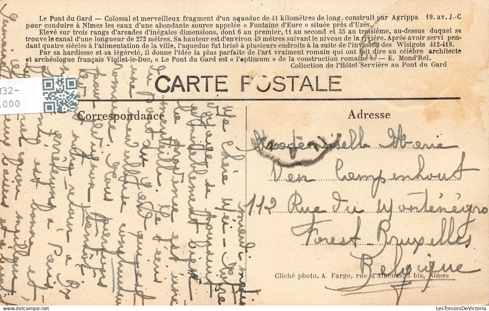 FRANCE - Profil Occidental Du Pont Du Grad - Carte Postale Ancienne - Other & Unclassified