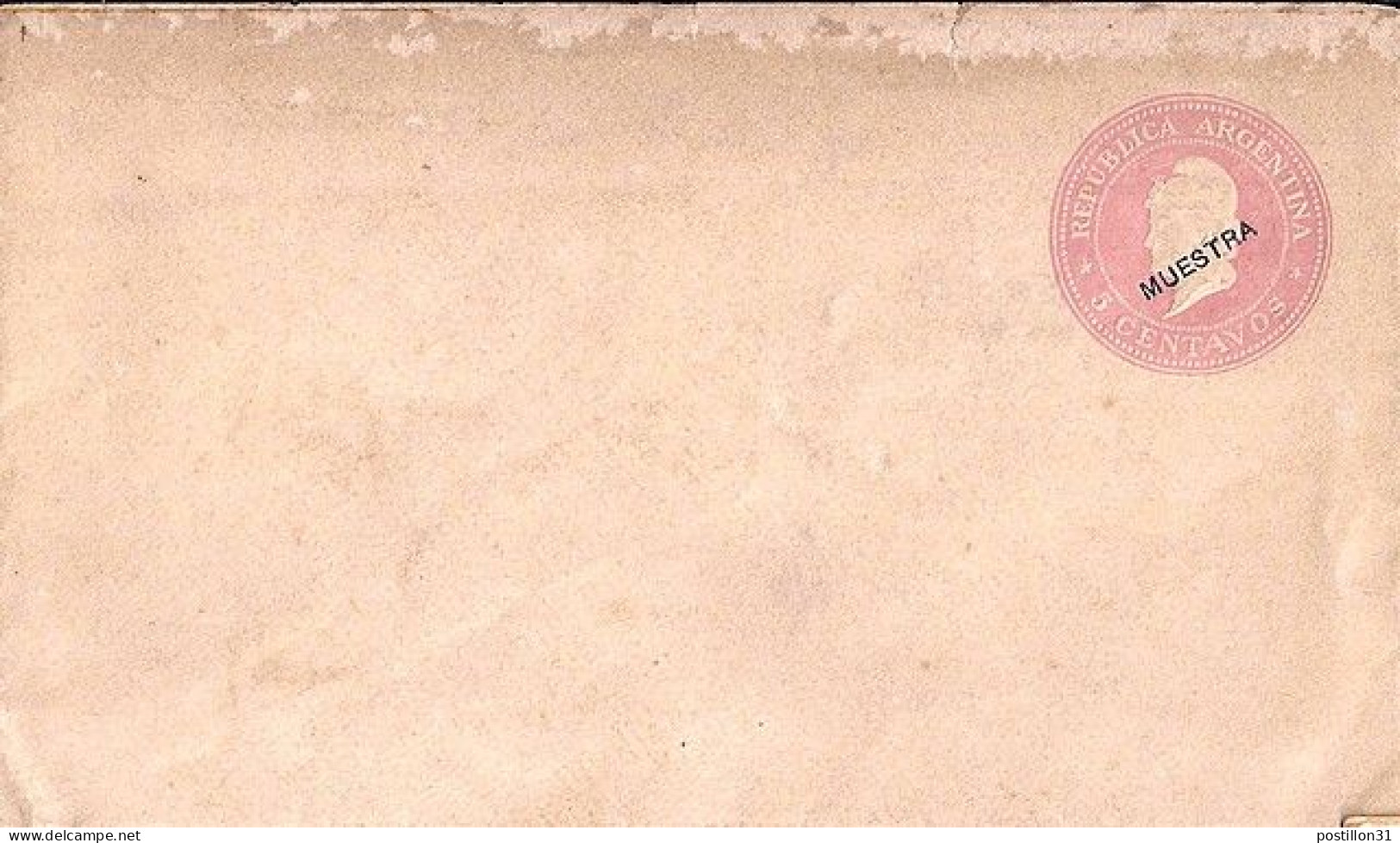 ARGENTINE N° ENTIER POSTAL ENV 5c NEUF - Lettres & Documents