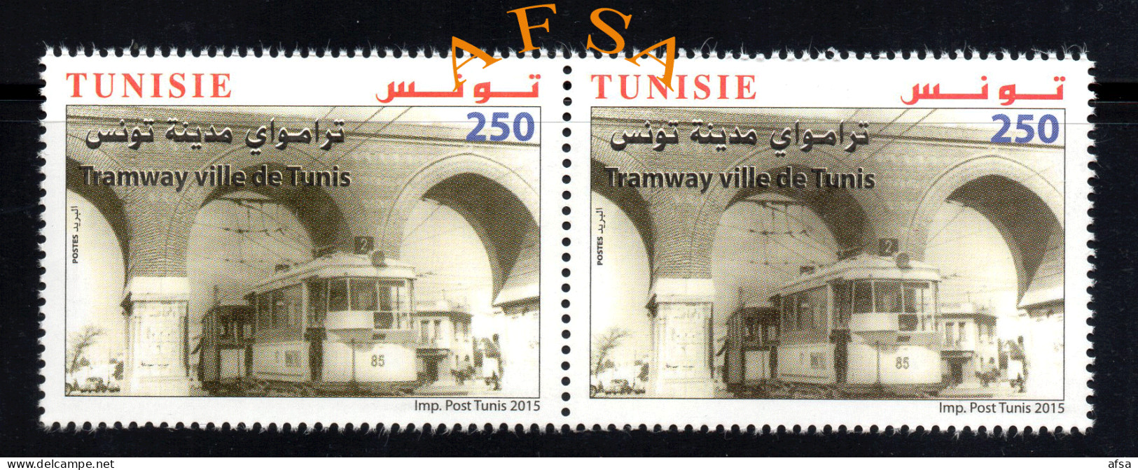TUNISIA 2015 Tramways (PAIR) - Tranvías
