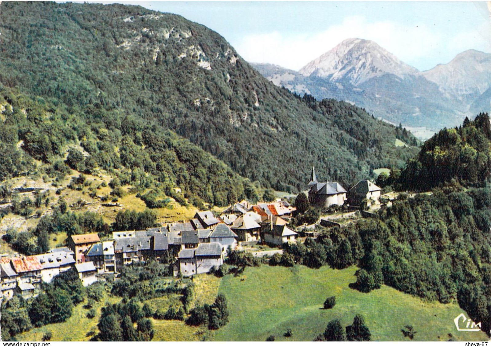 73 - Le Chatelard - Vue Générale Aérienne - Au Fond, Le Pecloz - Le Chatelard