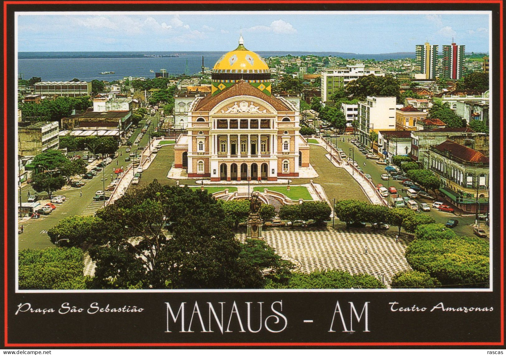 CPM - F - BRESIL - MANAUS - PRACA SAO SEBASTIAO - TEATRO AMAZONAS - Manaus