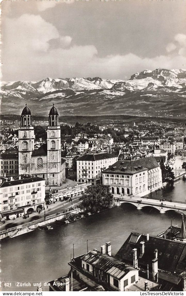 SUISSE - Zürich Und Die Alpen - Carte Postale - Zürich