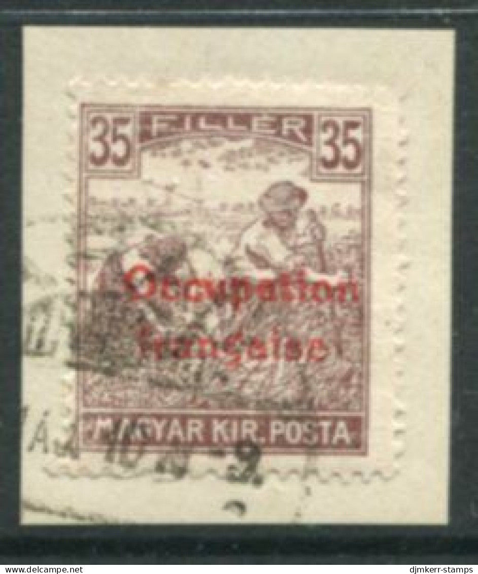 ARAD (French Occupation) 1919 Overprint On Harvesters 35f. Used.  Michel 14 - Unclassified