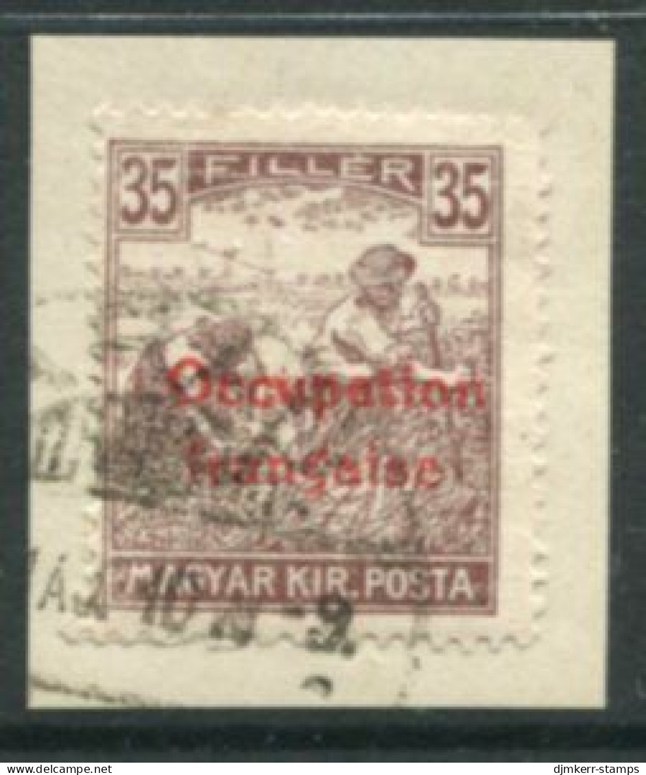 ARAD (French Occupation) 1919 Overprint On Harvesters 35f. Used.  Michel 14 - Non Classés