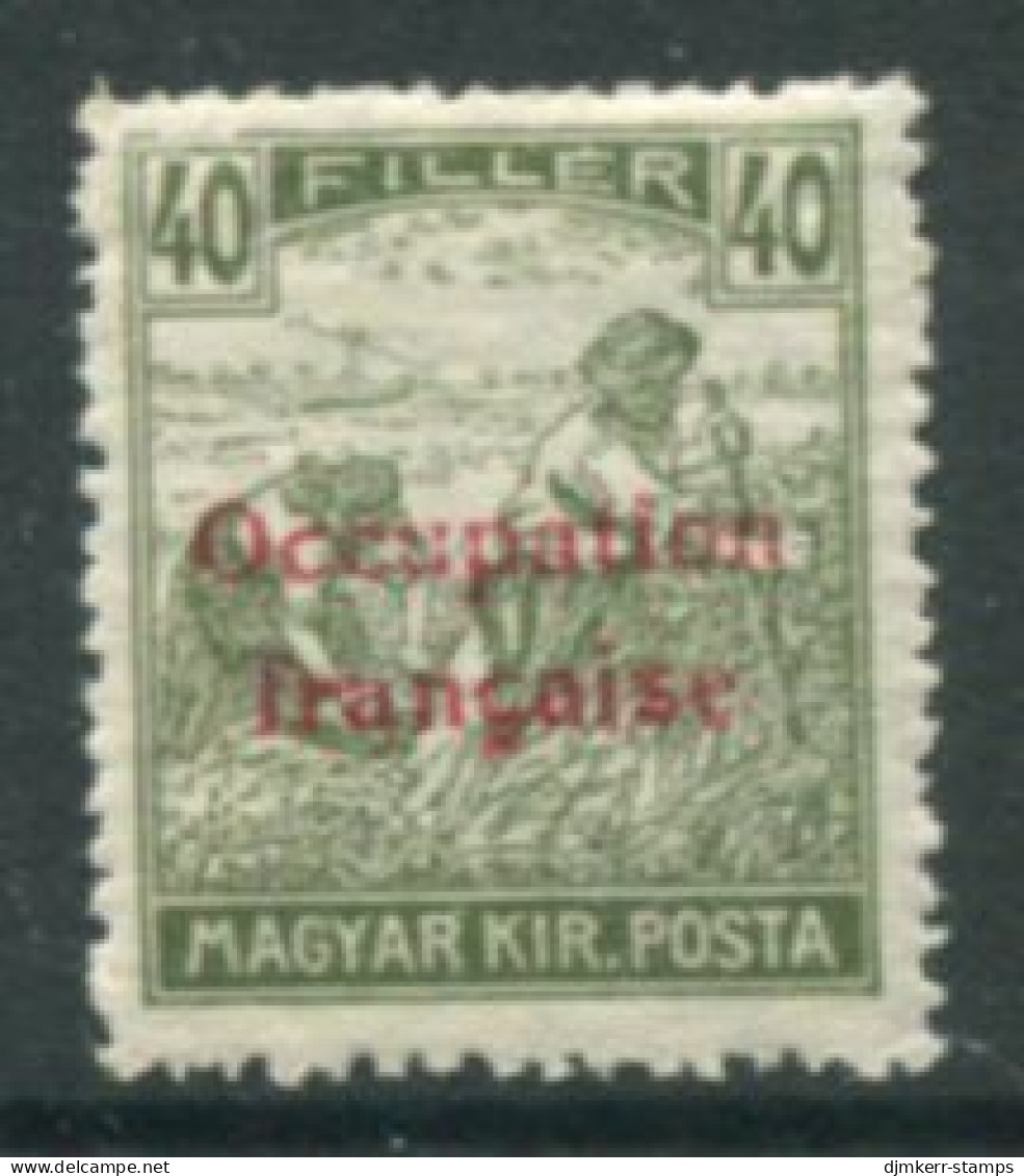 ARAD (French Occupation) 1919 Overprint On Harvesters 40f. MNH / **.  Michel 15 - Non Classificati