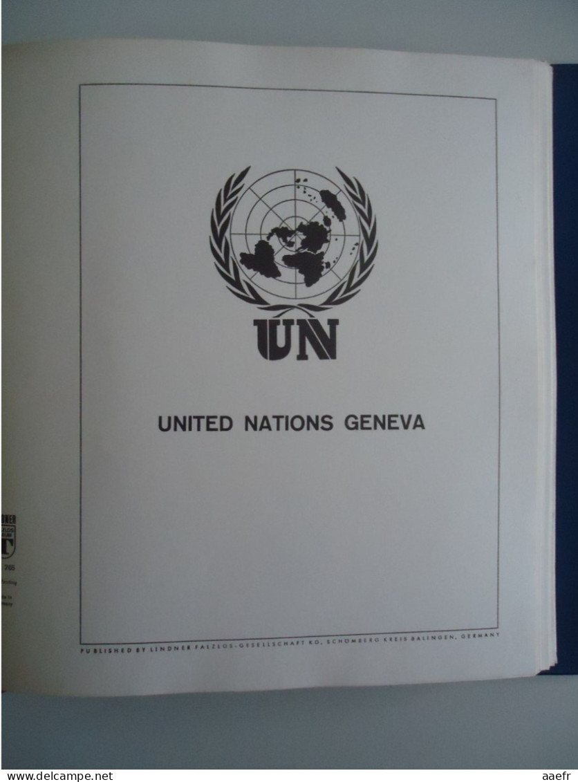 Nations Unies - Genève 1969/1982, Vienne 1979/1982 - Album De Timbres MNH - Collections (en Albums)