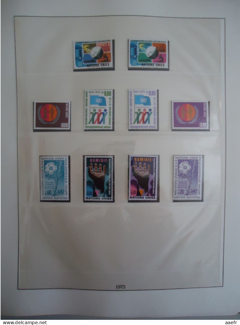 Nations Unies - Genève 1969/1982, Vienne 1979/1982 - Album de timbres MNH