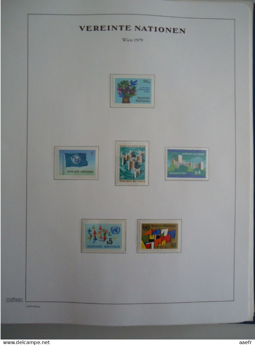 Nations Unies - Genève 1969/1982, Vienne 1979/1982 - Album de timbres MNH