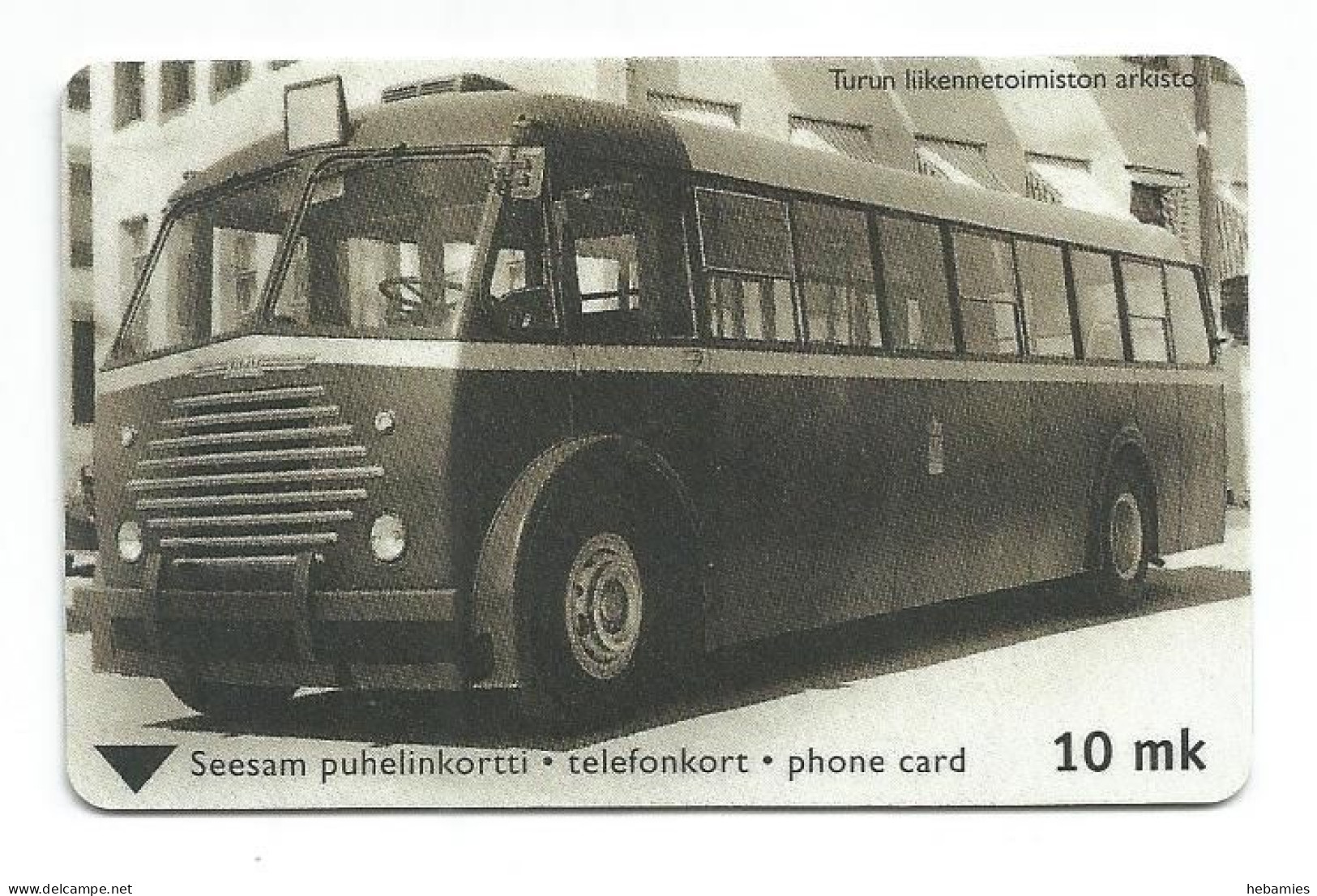 OLD BUS - 10 FIM FINNET Operator - Magnetic Card - FINLAND - - Voitures