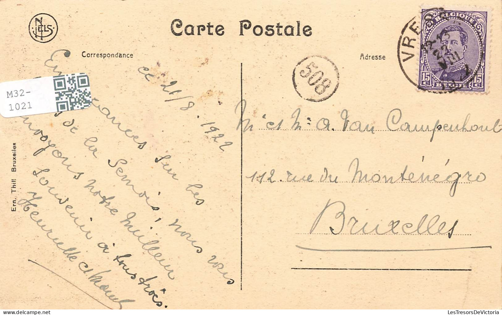 BELGIQUE - Frahan - Vue Prise De Rochehaut - Carte Postale - Autres & Non Classés