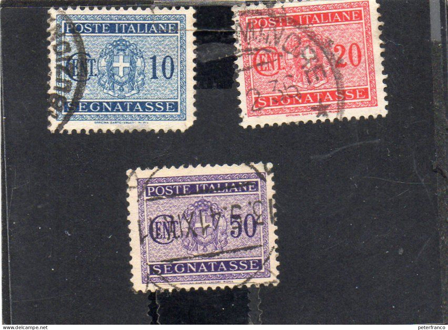 1934 Italia - Segnatasse - Stemma - Portomarken