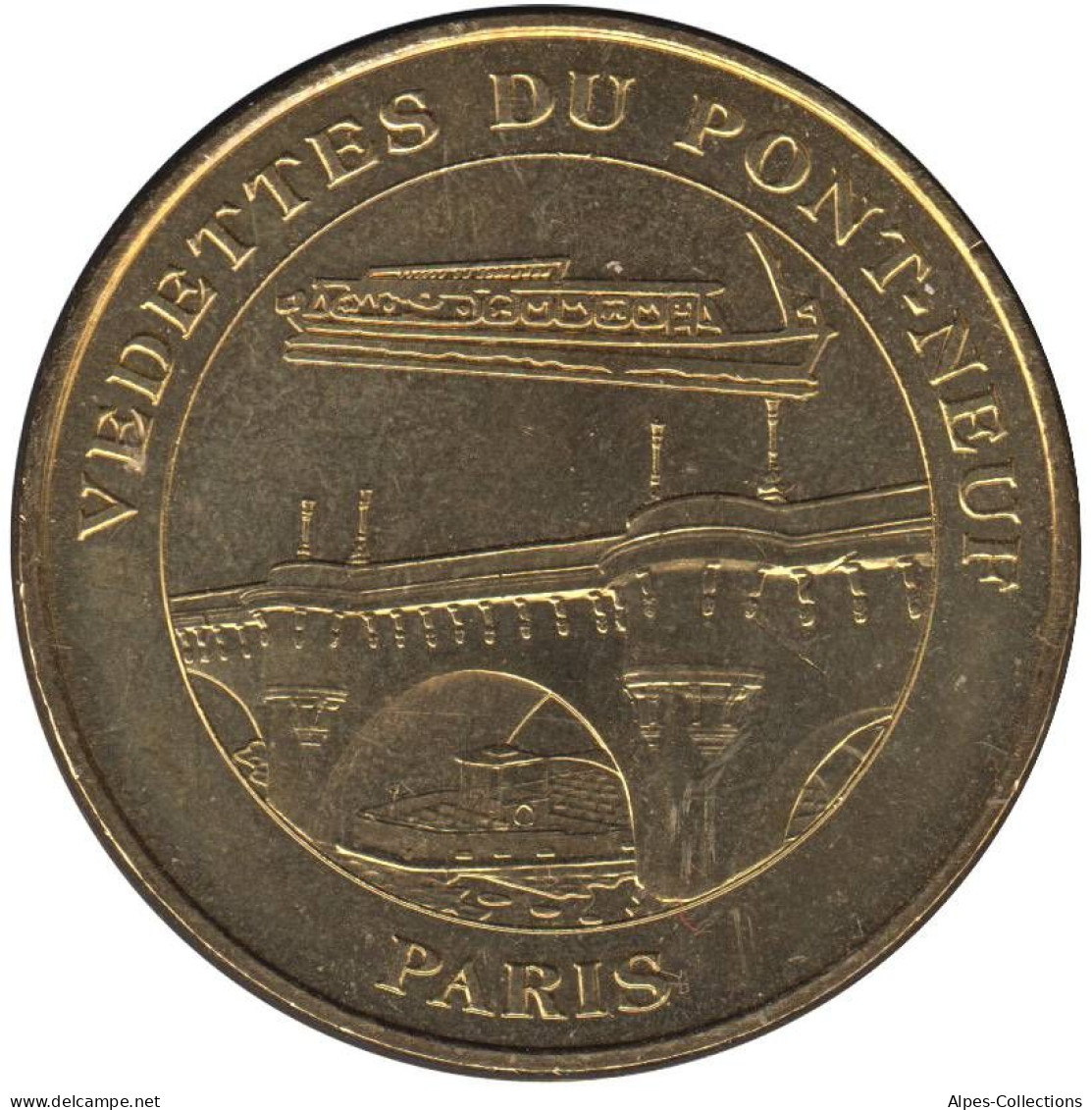 75-0754 - JETON TOURISTIQUE MDP - Paris - Vedettes - Le Pont-Neuf - 2008.1 - 2008