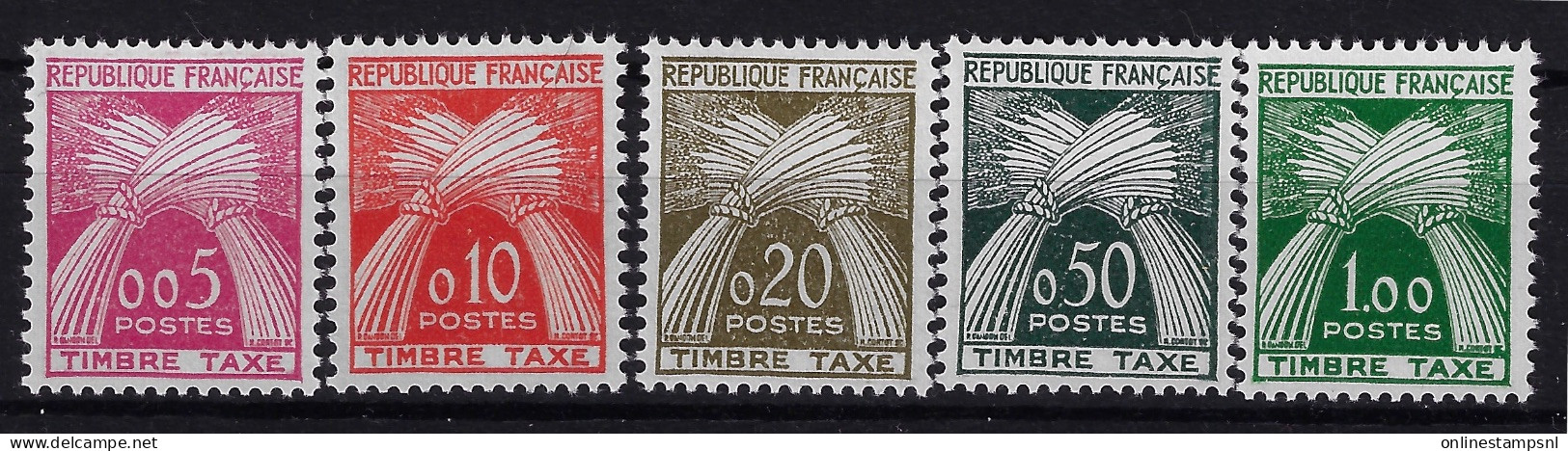 France Taxe Yv 90 - 94 Neuf **/MNH/Postfrisch - 1960-.... Mint/hinged