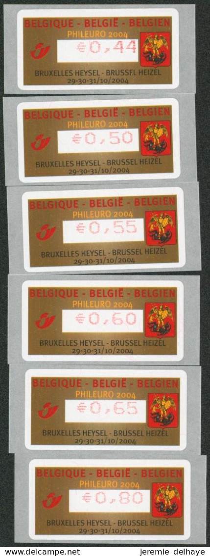 Timbres De Distributeurs (ATM) - Phileuro 2004 S5 (set Complet, MNH, ATM112/13) - Neufs