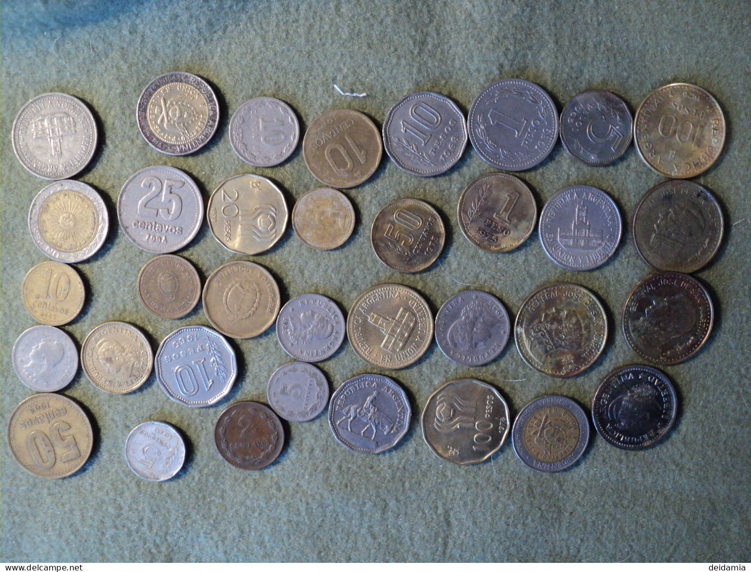 ARGENTINE. LOT DE 35 PIECES DE MONNAIE DIFFERENTES. 1928 / 1996 - Kiloware - Münzen
