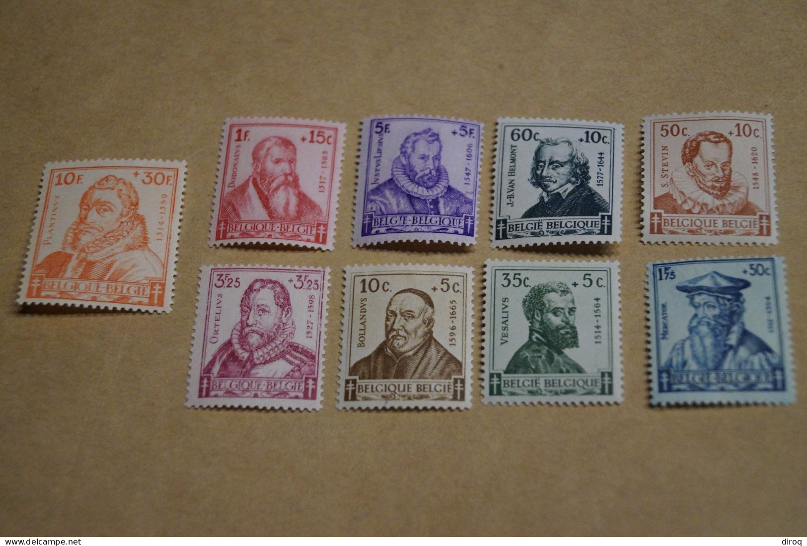 Belle Série De 9 Timbres,état Strictement Neuf,collection,à Identifier - Unused Stamps