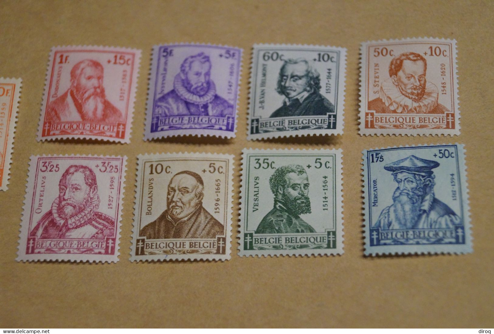 Belle Série De 9 Timbres,état Strictement Neuf,collection,à Identifier - Unused Stamps