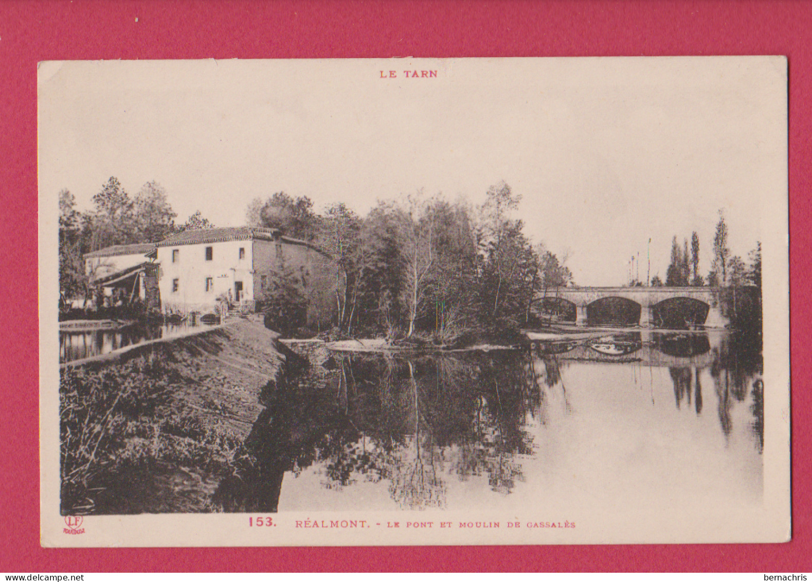 RÉALMONT      Le Pont Et Le Moulin De Cassalès   81 - Realmont