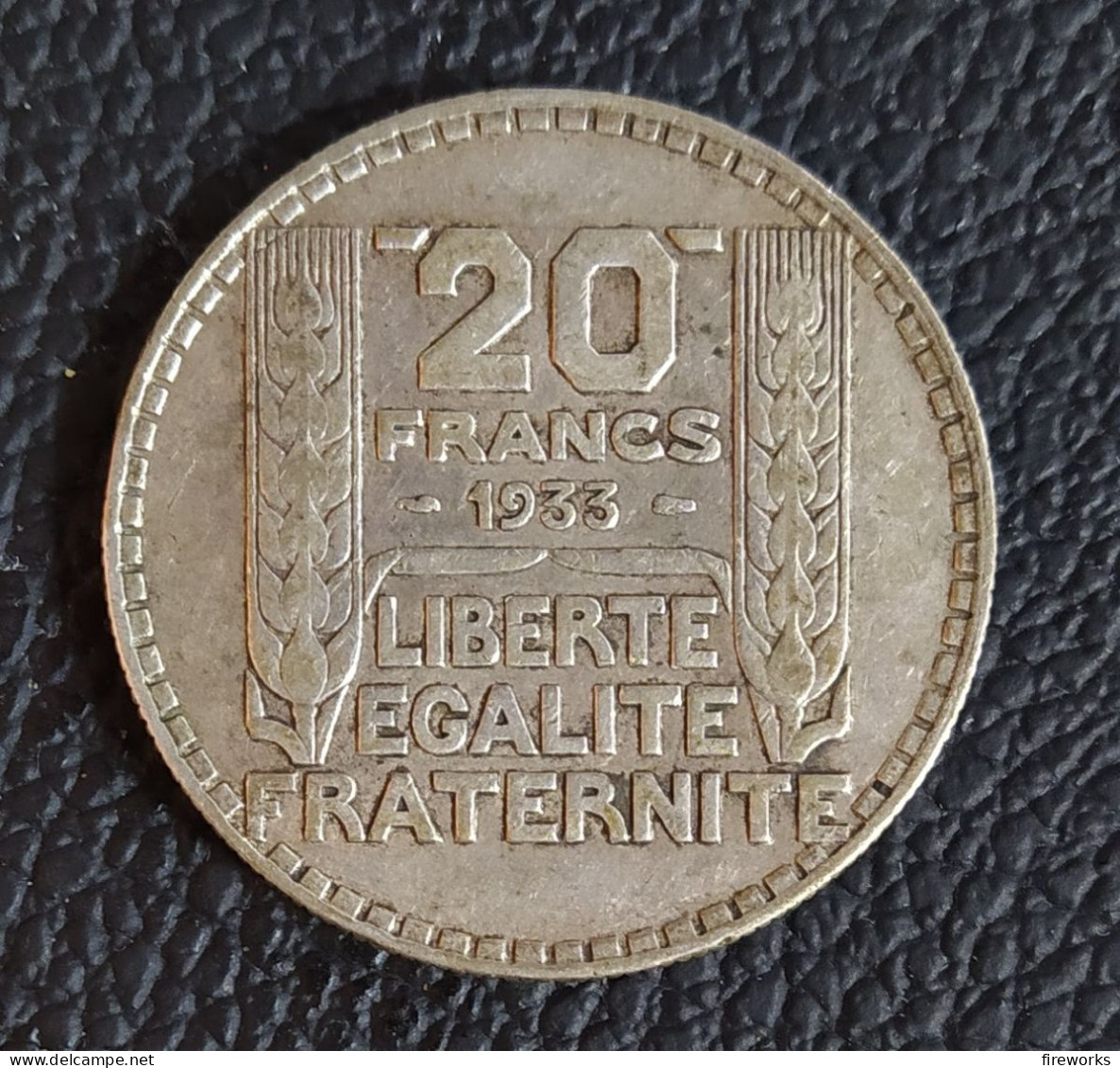 PIECE 20 FRANCS TYPE TURIN ARGENT De 1933 - 20 Francs